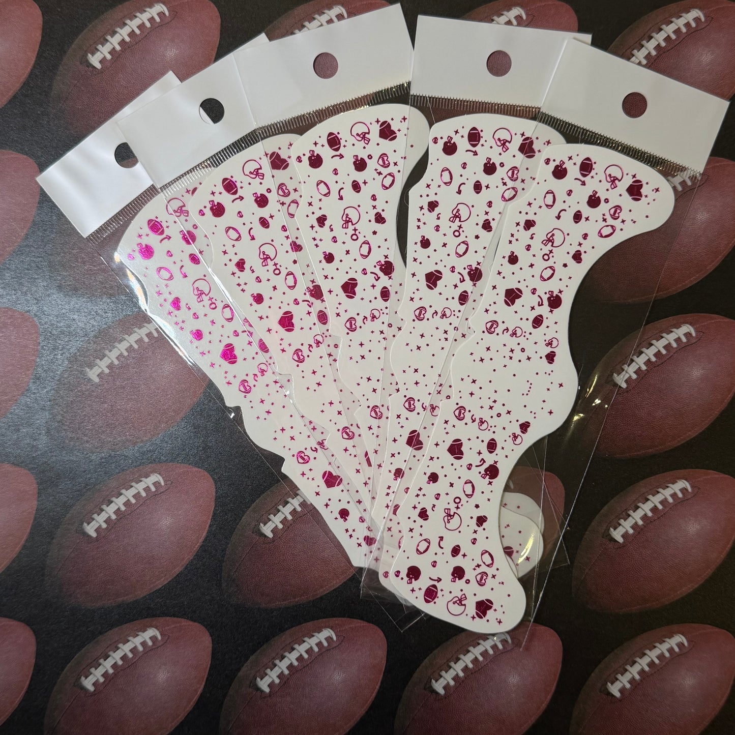 Metallic Pink Touchdown Freckles