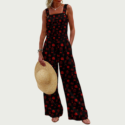 Black and Red Raceday Jumpsuit
