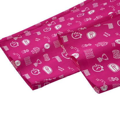 Pink and White Track Side Pants