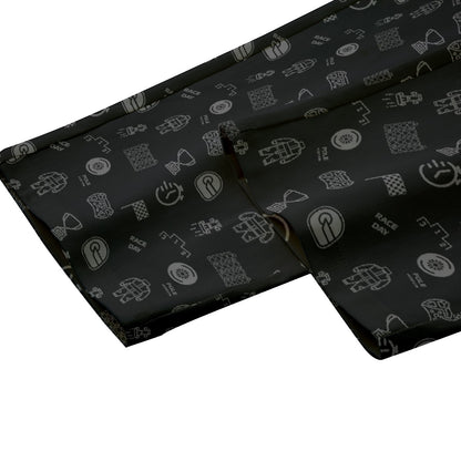 Black and Gray Track Side Pants