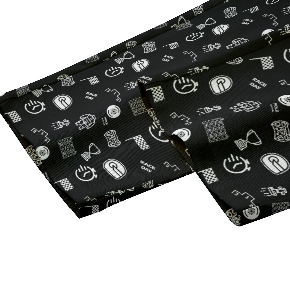 Black and White Track Side Pants