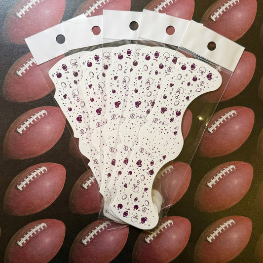 Purple Touchdown Freckles