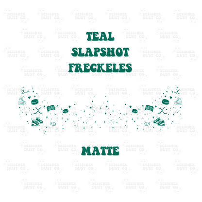 Teal Slapshot Freckles