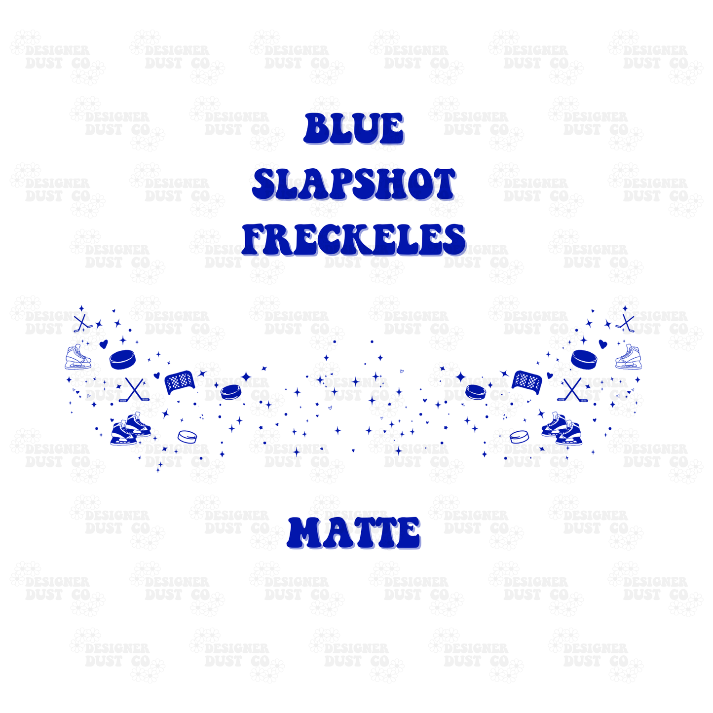 Blue Slapshot Freckles