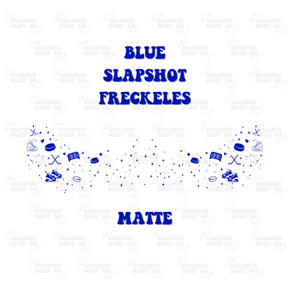 Blue Slapshot Freckles