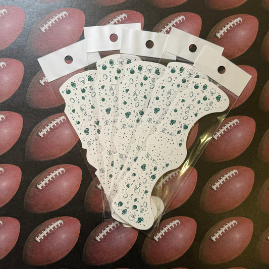 Teal Touchdown Freckles