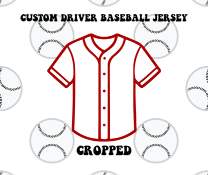 Custom Driver Cropped Baseball Jersey