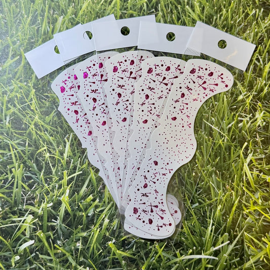 Metallic Pink Cradle freckles