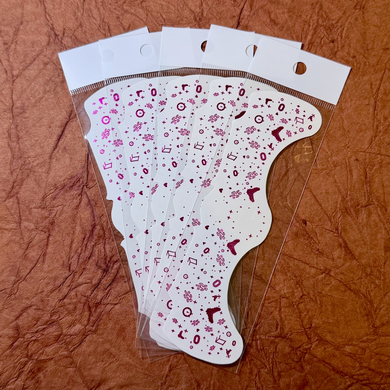 Metallic Pink Fast Track freckles