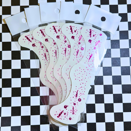 Hot Pink Metallic Formula Freckles