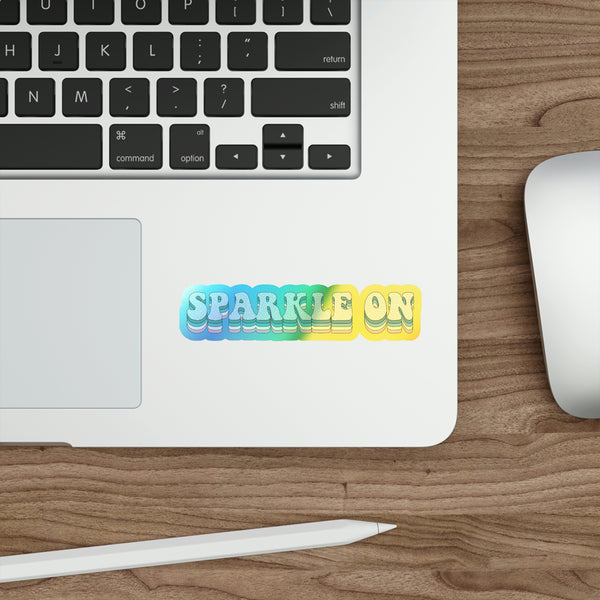 Sparkle On Holographic Stickers