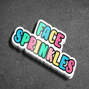 Face Sprinkles Sticker